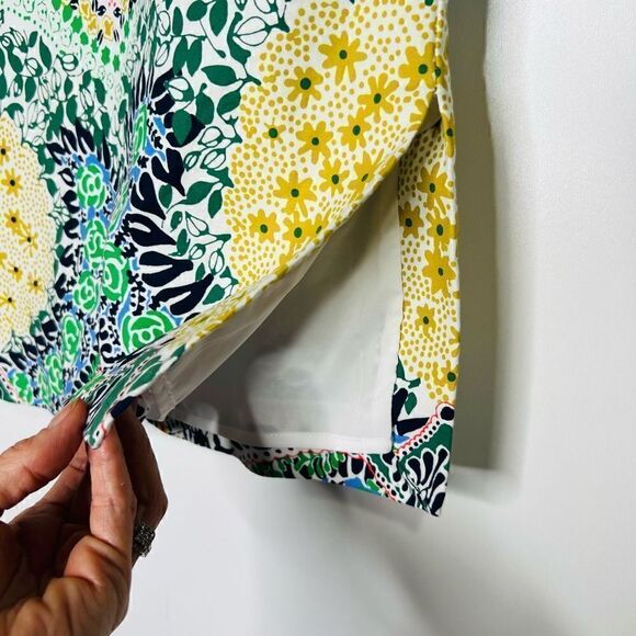 Moulinette Soeurs Anthropologie Floral Multicolored Pencil Skirt - Picture 2 of 10